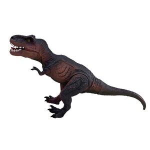 NKOK T-Rex Dinosaur Action Figure 15 inch Brown Black Realistic Toy Kids 2020